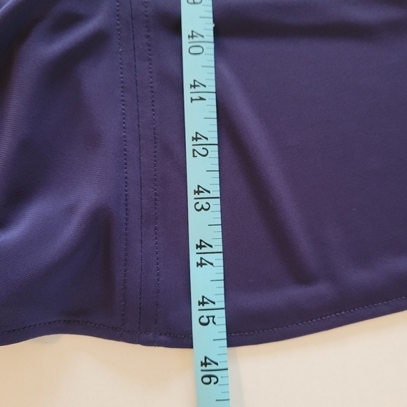 Banana Republic Blue Sleeveless Midi Dress Sz 8 - Picture 11 of 11